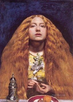  john works - The Bridesmaid Pre Raphaelite John Everett Millais